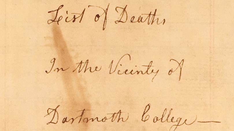 William Dewey death text