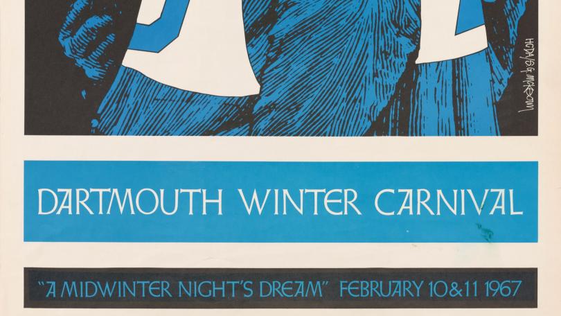 detail from a Dartmouth Winter Carnival poster