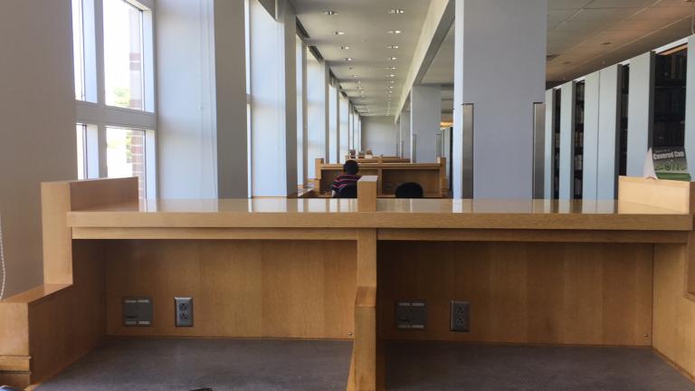 Carrels in the Dartmouth library