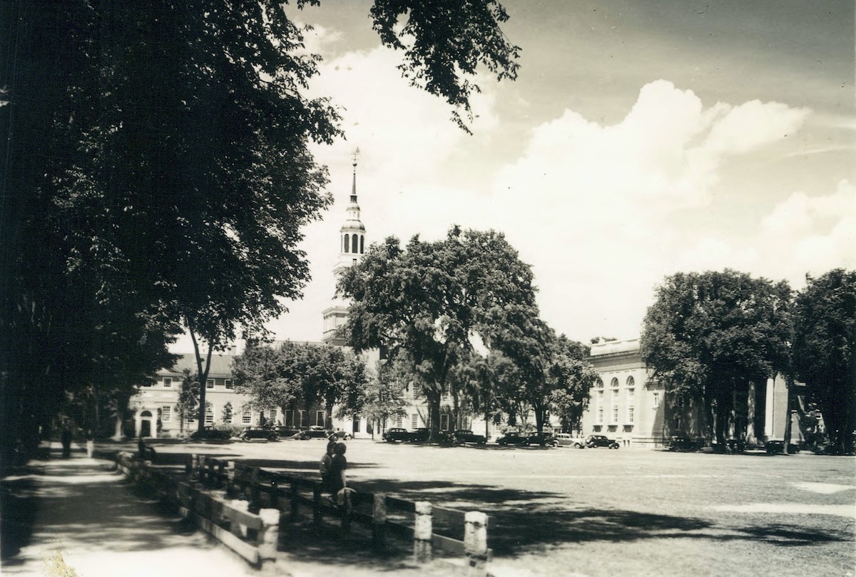 Dartmouth Library Historic Baker Library in Summer