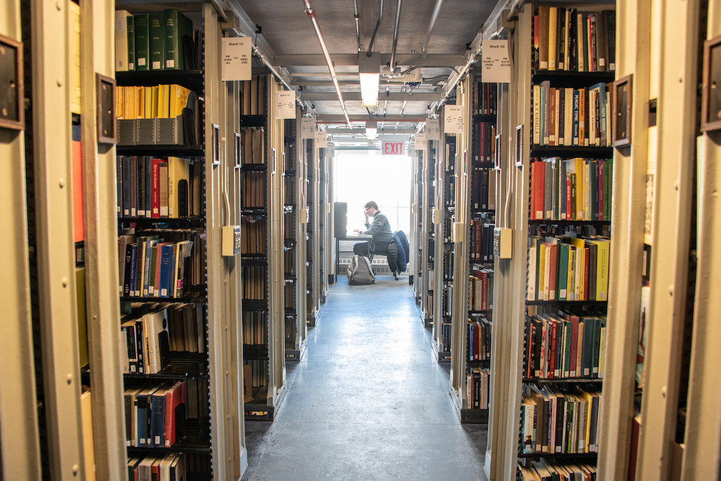 college library wallpaper