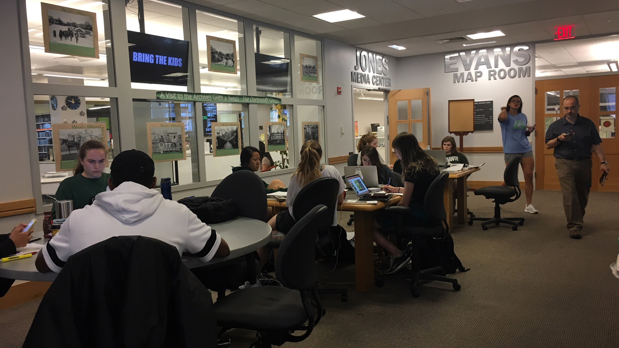 Dartmouth Library's Berry floor 2 Group Space