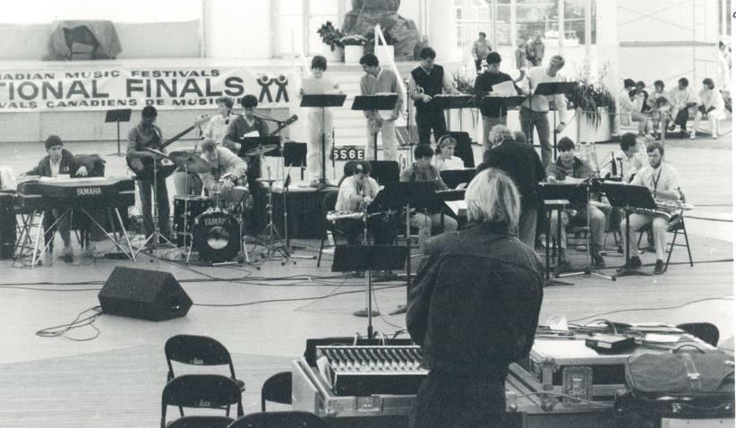 Photograph of Canadian Music Festivals National Finals; Dartmouth Jazz Ensemble (Barbara Coast); September '86 p. 35