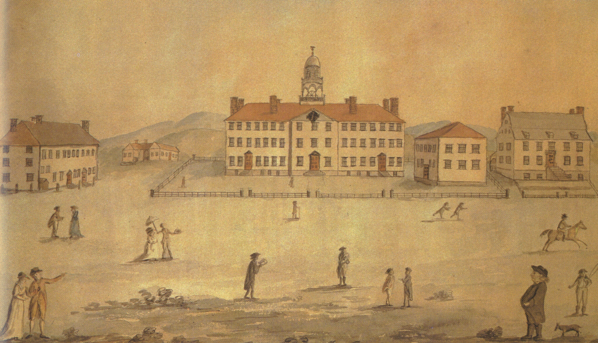  A View of Dartmouth College by George Ticknor, 1803