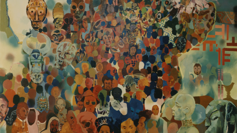 Tribes Mural, located in Cutter Hall