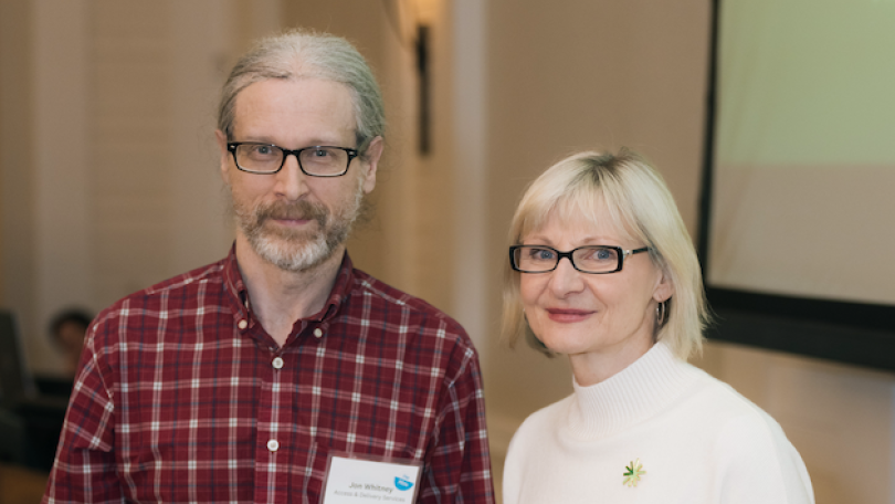 Jon Whitney and Susanne Mehrer