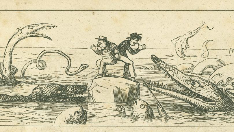 Ferdinand Flipper and the sea monsters