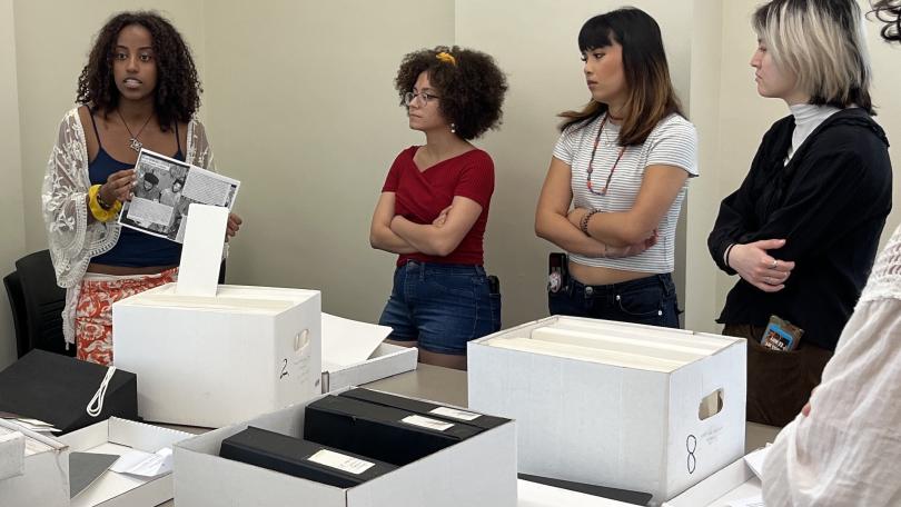 students from Brown University share what they're researching in the archives