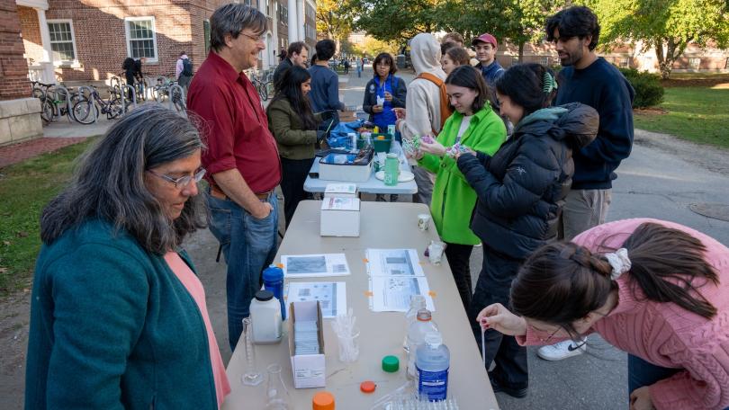 students, faculty and staff participate in National Chemistry Week events