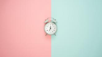 Tiny clock on colors