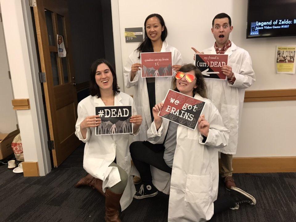 2020 Dartmouth Library Fellows run the open access escape room