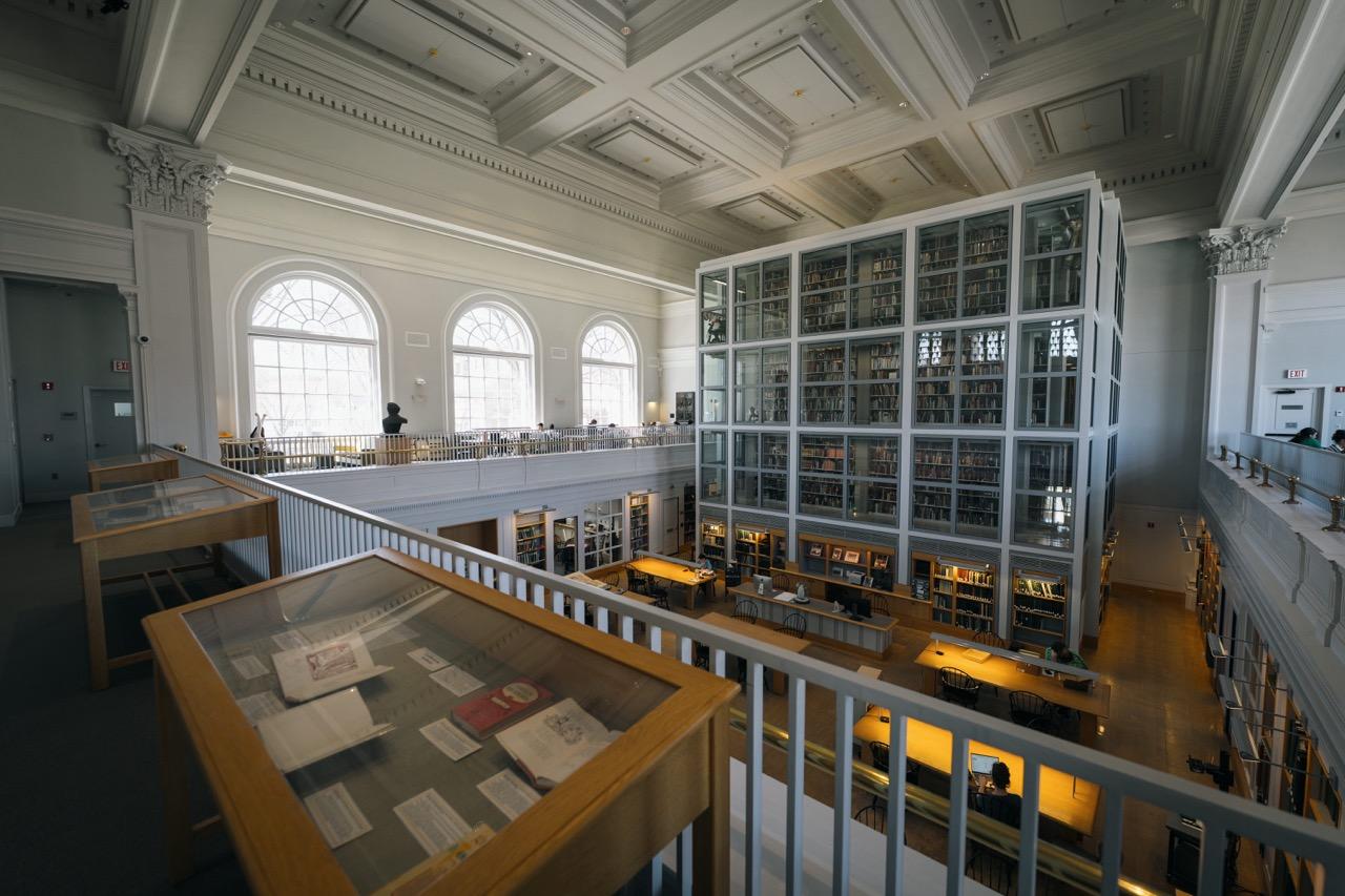 view of rauner library interior