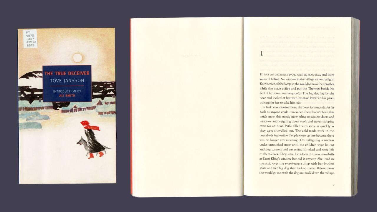 cover of the True Deceiver and first page