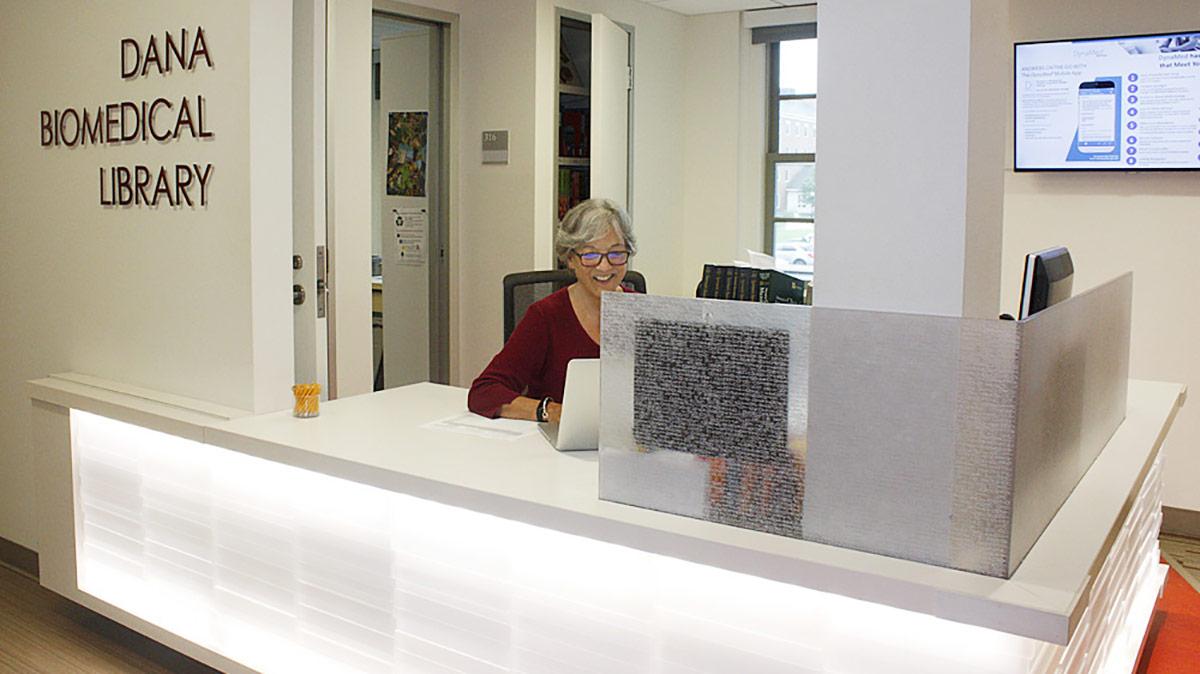 Dana Library front desk