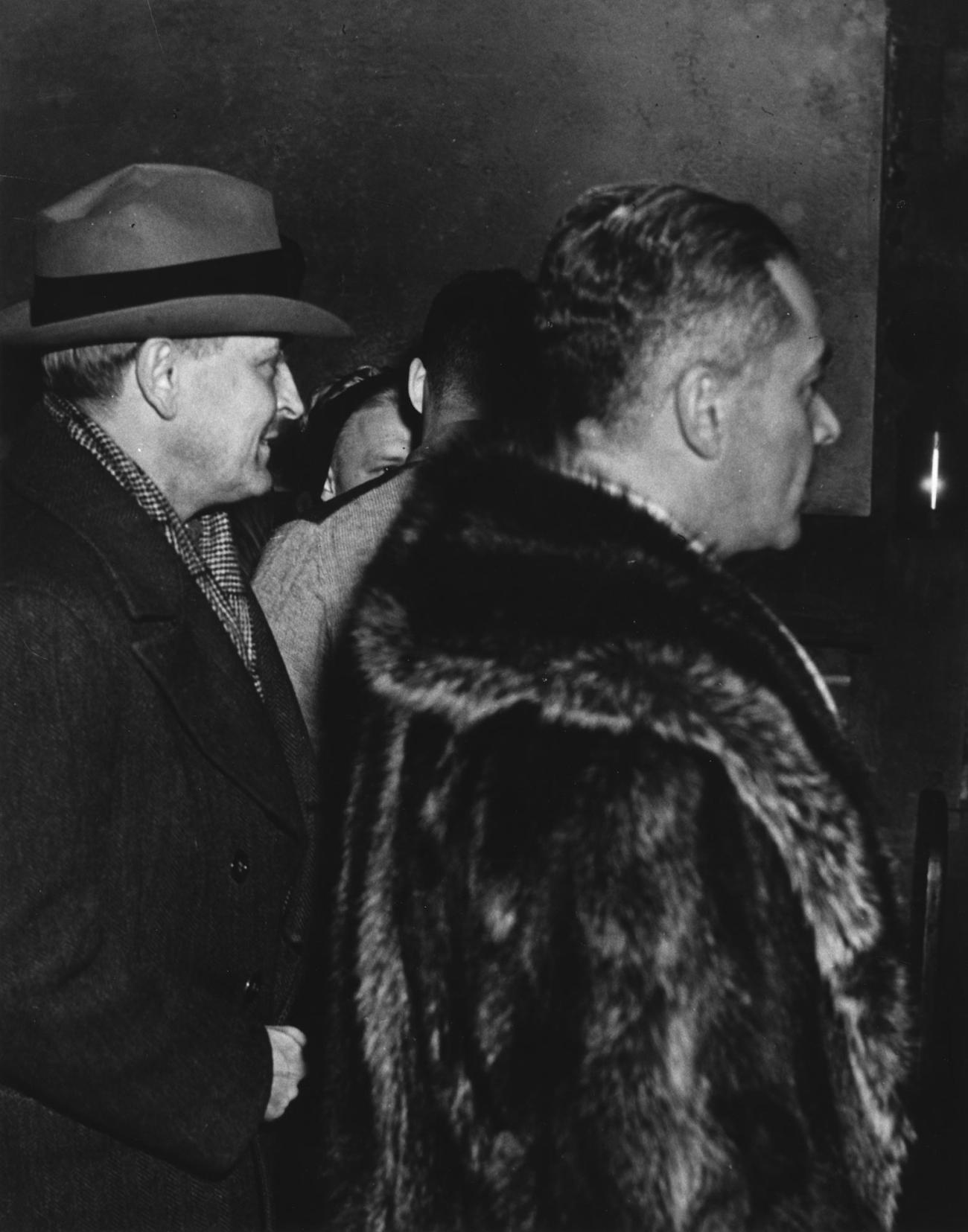 F. Scott Fitzgerald and Walter Wanger at Dartmouth.