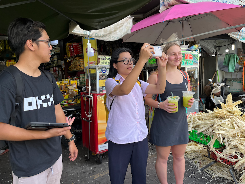 students from the 2023 Dartmouth x Fulbright University Vietnam immersion