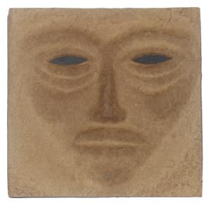 Image of a face from an artist's book