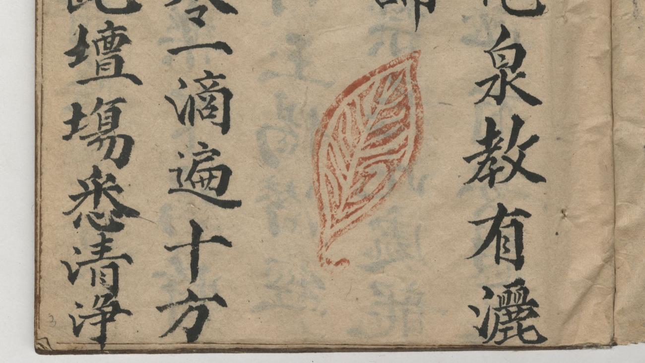 image from a manuscript collection of Sino-Viet Ritual Texts