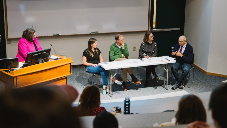 open access publishing session at Geisel Medical school hosted by Michele Whitehead