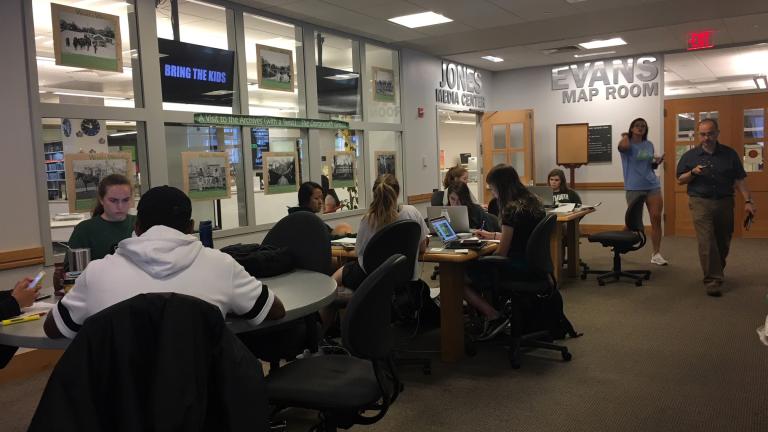 Dartmouth Library's Berry floor 2 Group Space