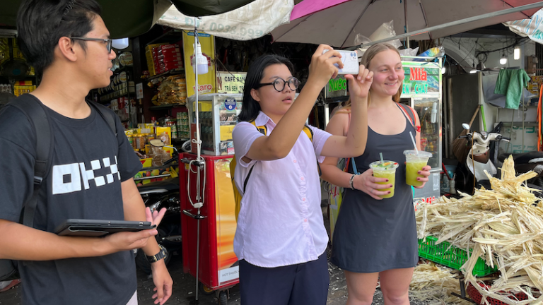 students from the 2023 Dartmouth x Fulbright University Vietnam immersion