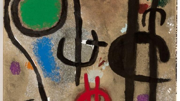 A colorful Miro cartone