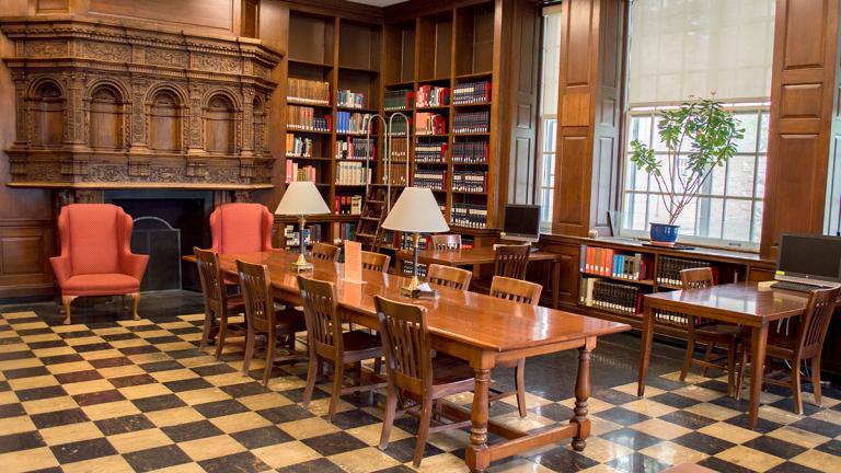 Sherman Library Reference Room